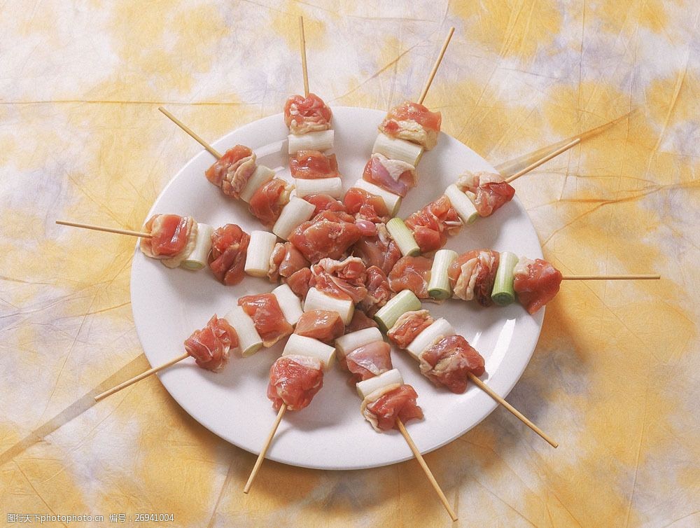 关键词:盘子内摆放的肉串图片素材 盘子 肉串 肉 肉食 肉类 食物 美食
