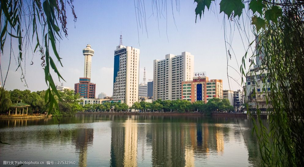 南昌百花洲公园图片