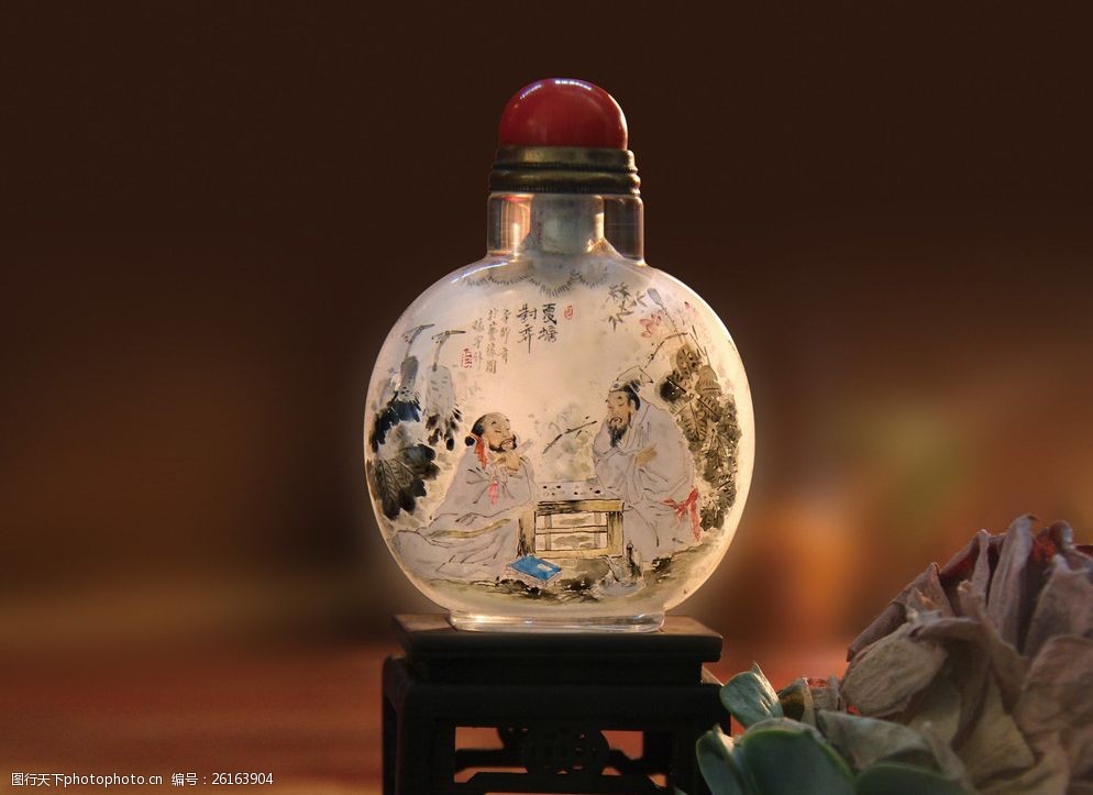 内画艺术品摄影图片