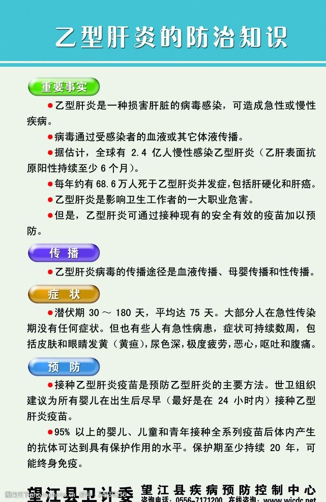 乙型肝炎的防治知识