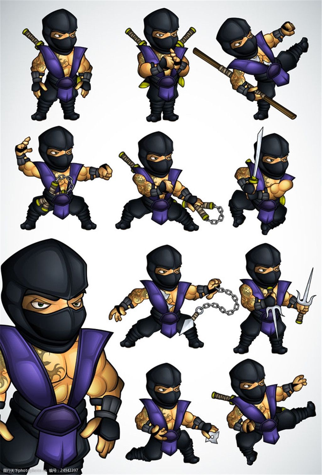 肌肉纹身大盗图片