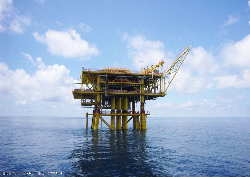 海上油井结构图片