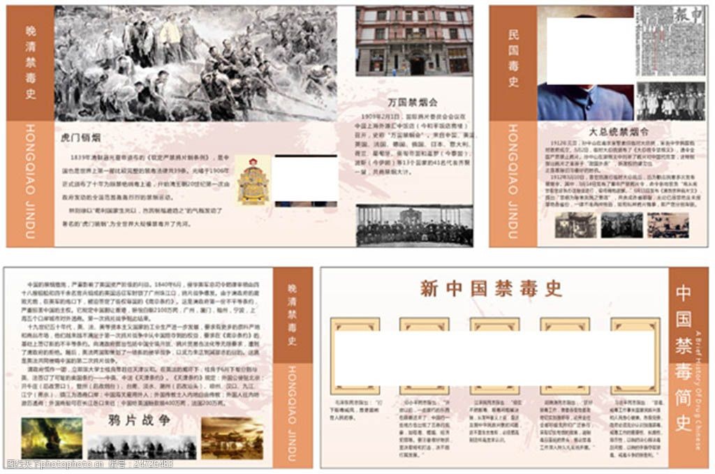 中国禁毒历史宣传