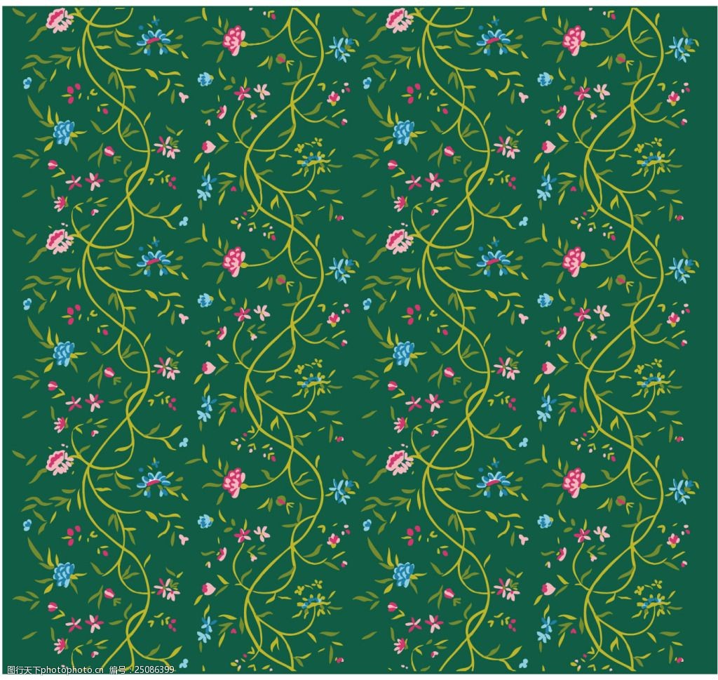 关键词:古风小碎花花纹花边 服装图案 服饰图案 服装服饰图案 古风