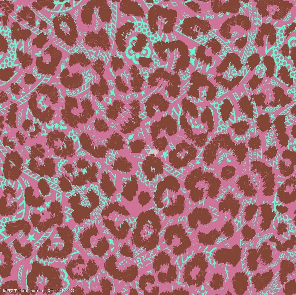 豹纹设计背景底纹