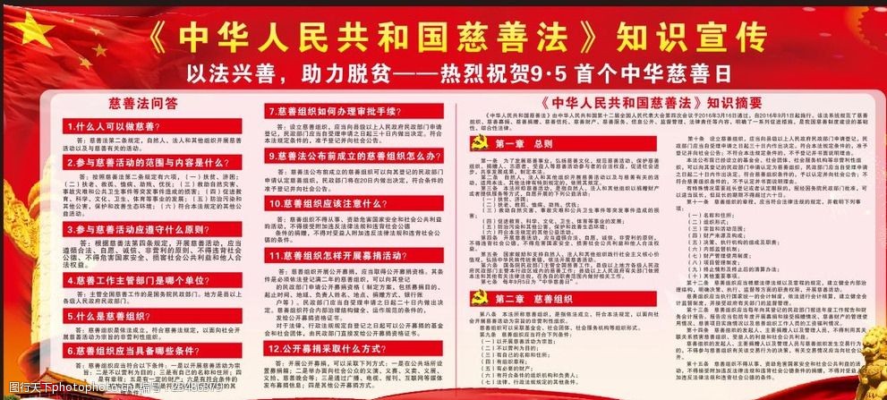 中华人民共和国慈善法摘要