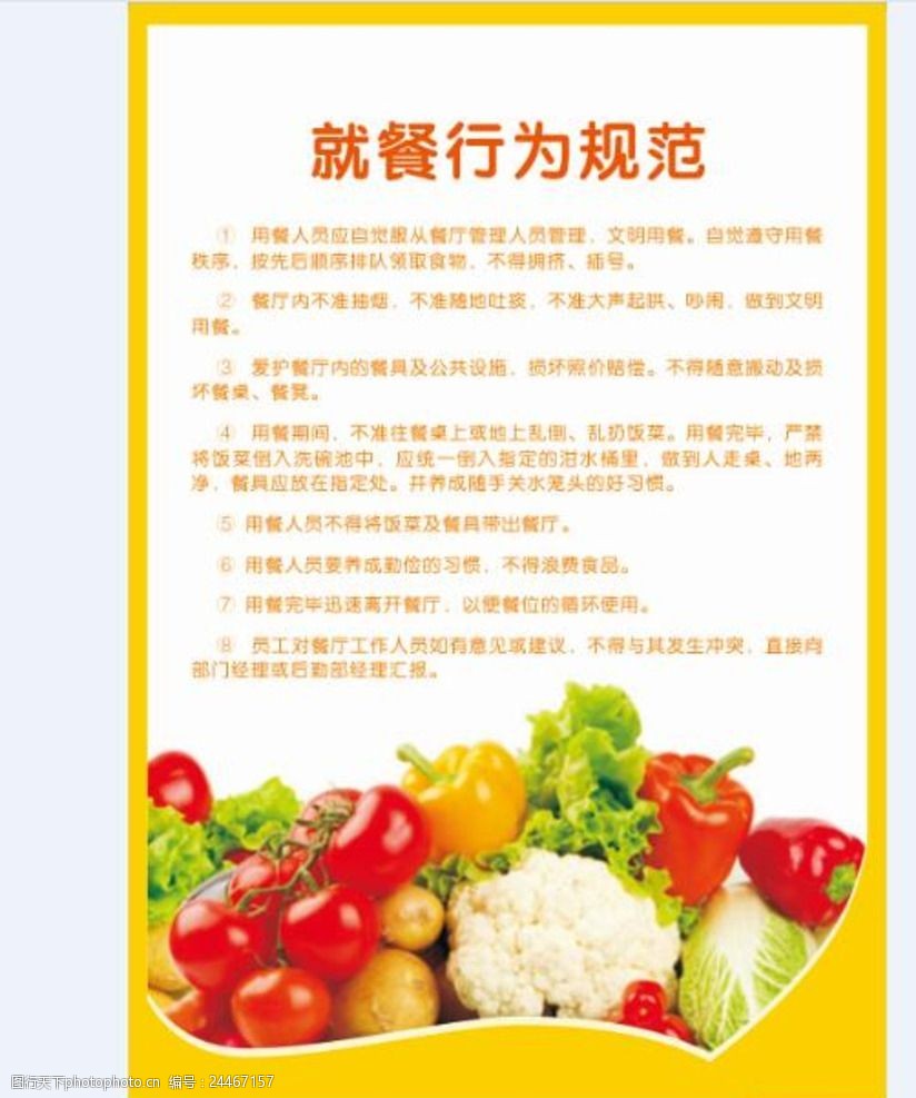 食堂就餐行为规范