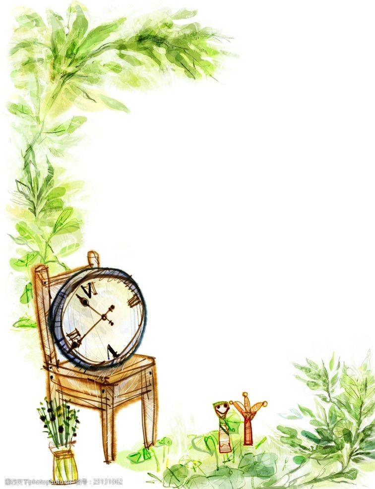 水彩梦幻背景底纹